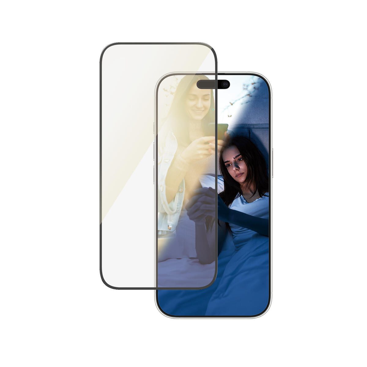 PanzerGlass® EyeCare Displayschutz für iPhone 16 Pro - Ultra-Wide Fit PanzerGlass® EyeCare Displayschutz für iPhone 16 Pro - Ultra-Wide Fit